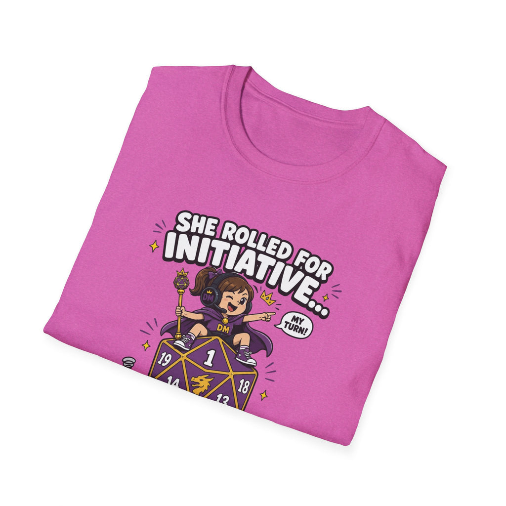 She Rolled for Initiative T-Shirt