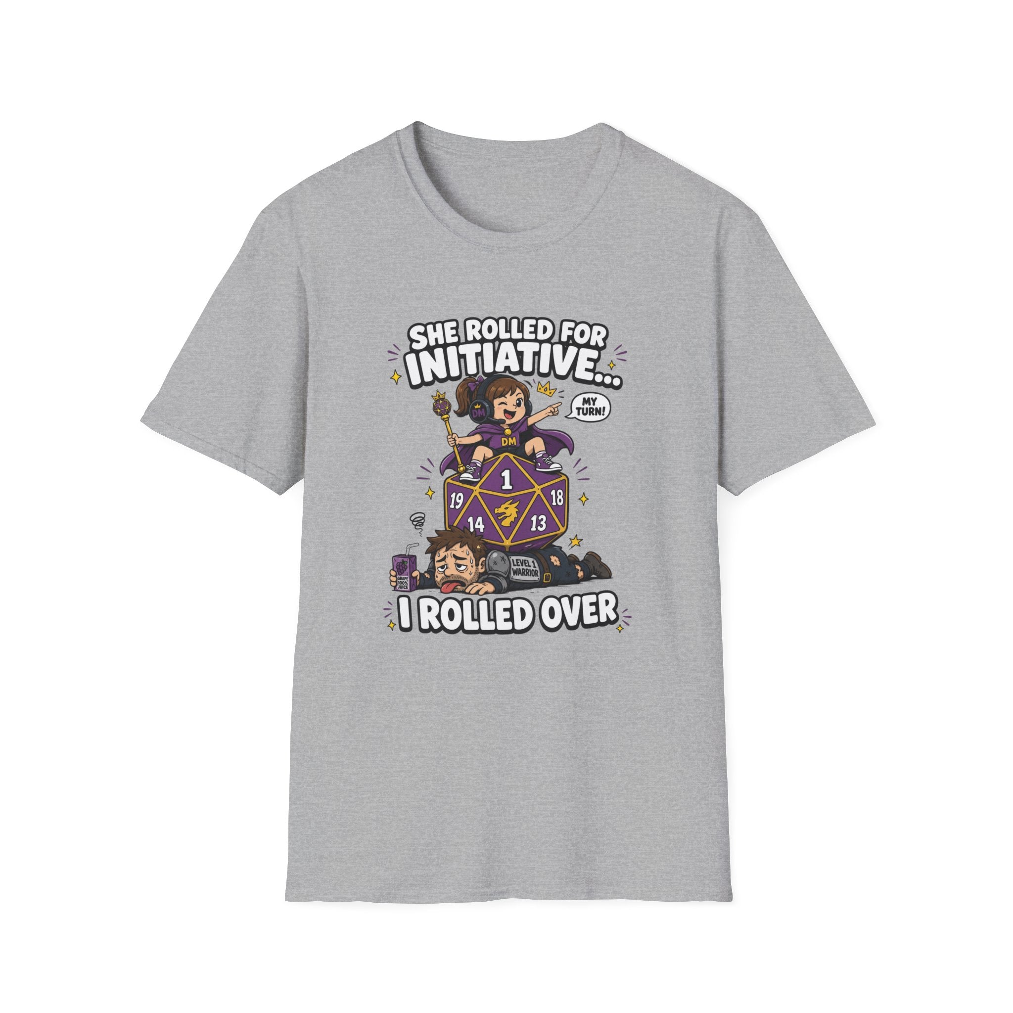 She Rolled for Initiative T-Shirt
