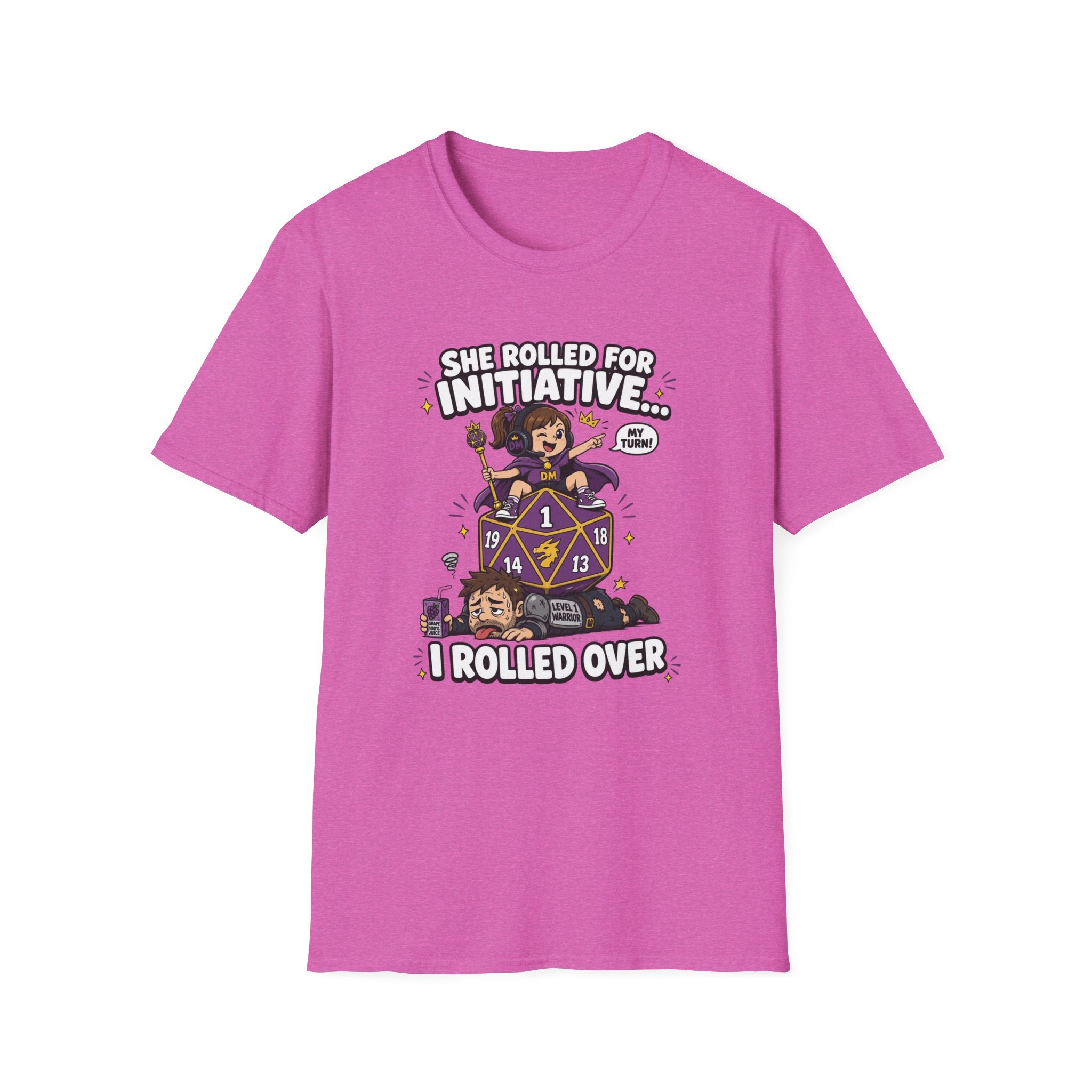 She Rolled for Initiative T-Shirt