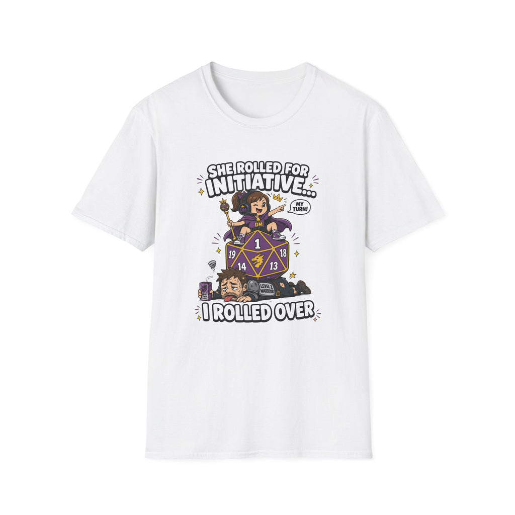 She Rolled for Initiative T-Shirt