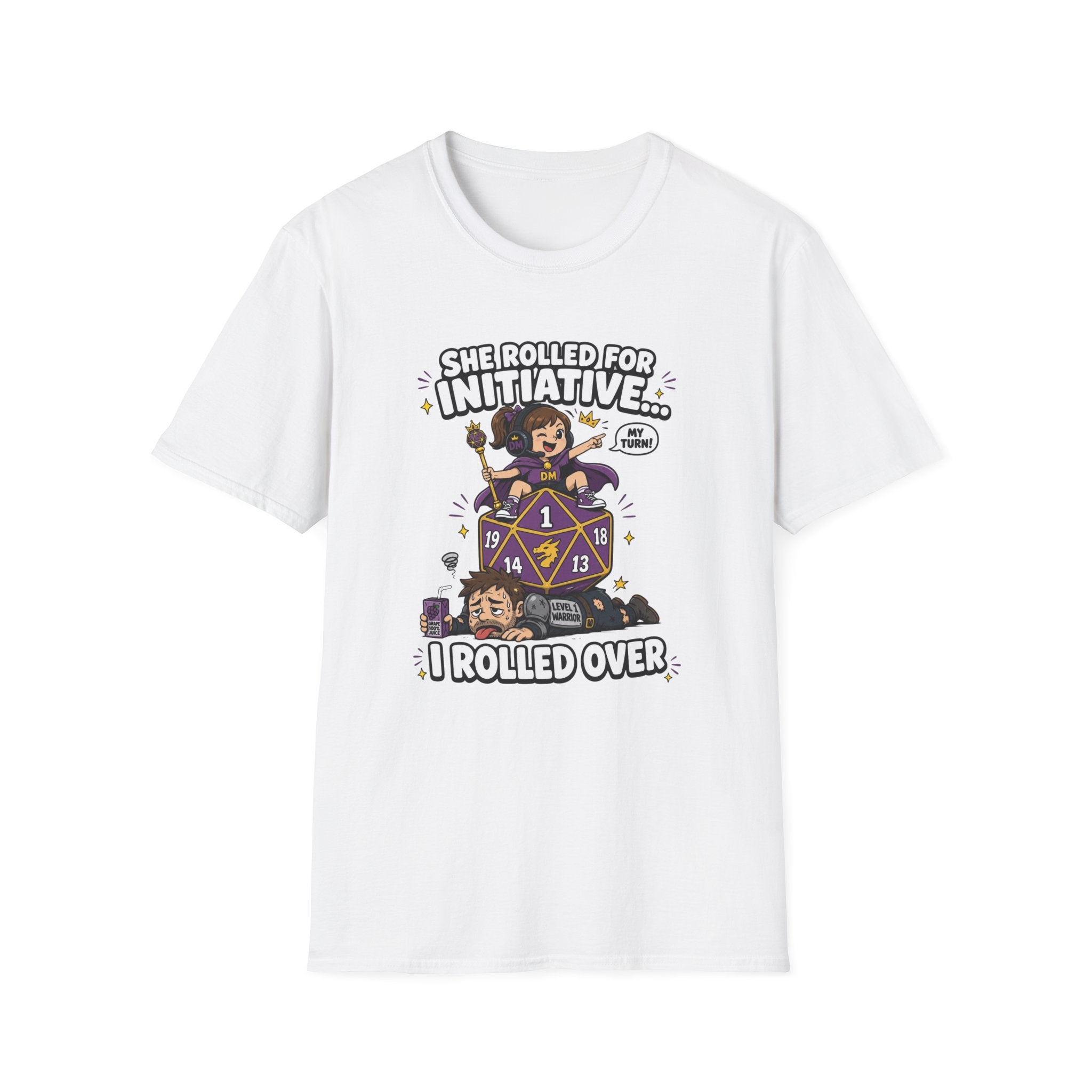 She Rolled for Initiative T-Shirt