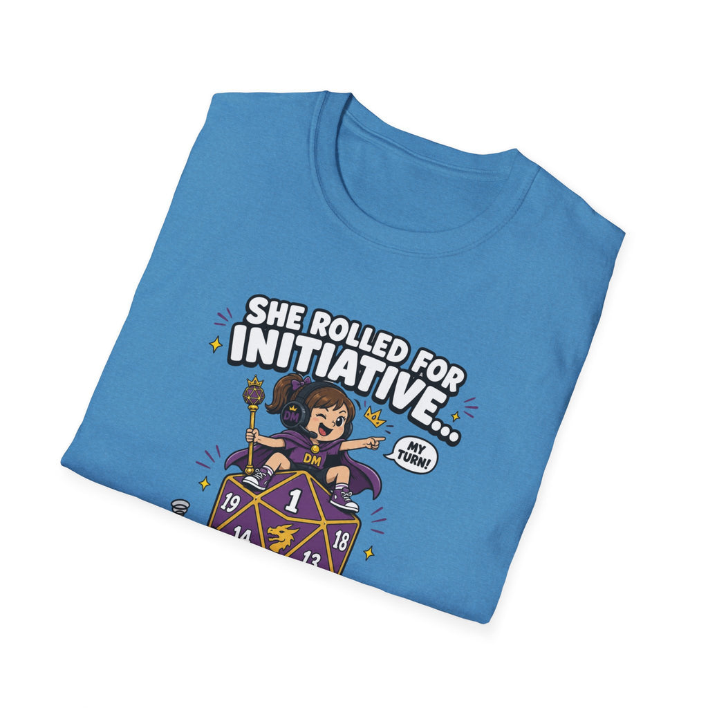 She Rolled for Initiative T-Shirt